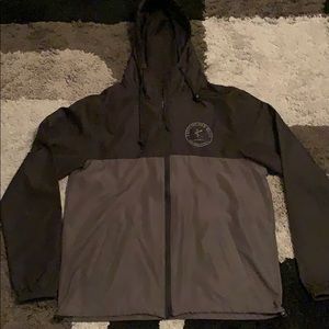 Caffeine and Kilos windbreaker/jacket unisex small